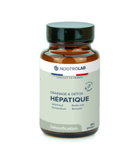 Complément Drainage & Détox hépatique en gélules Nootrolab, 60 gélules pour détox foie, idéal avant tout complément alimentaire.