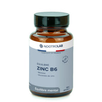 Flacon de gélules Équilibre Zinc B6 - Cure Zinc B6 | Immunité, Énergie, Stress, 60 gélules pour soutien immunitaire et équilibre mental.